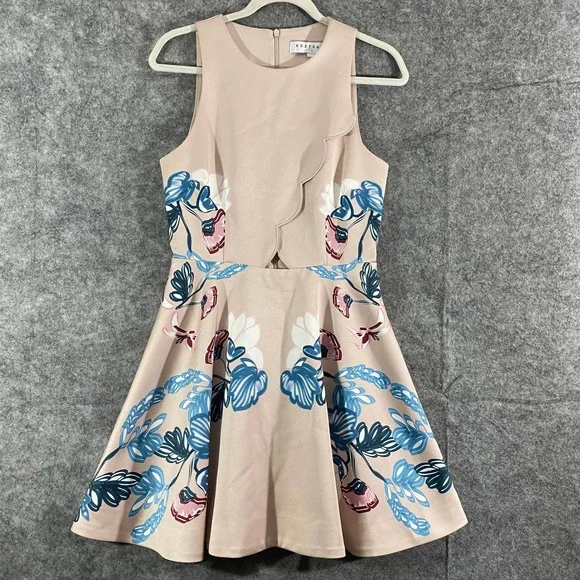 open lace back dress Keepsake The Label Women's Indulge Ls Mini Dress, BLUSH BOTANIC FLORAL, M :  Buy Online at Best Price in KSA